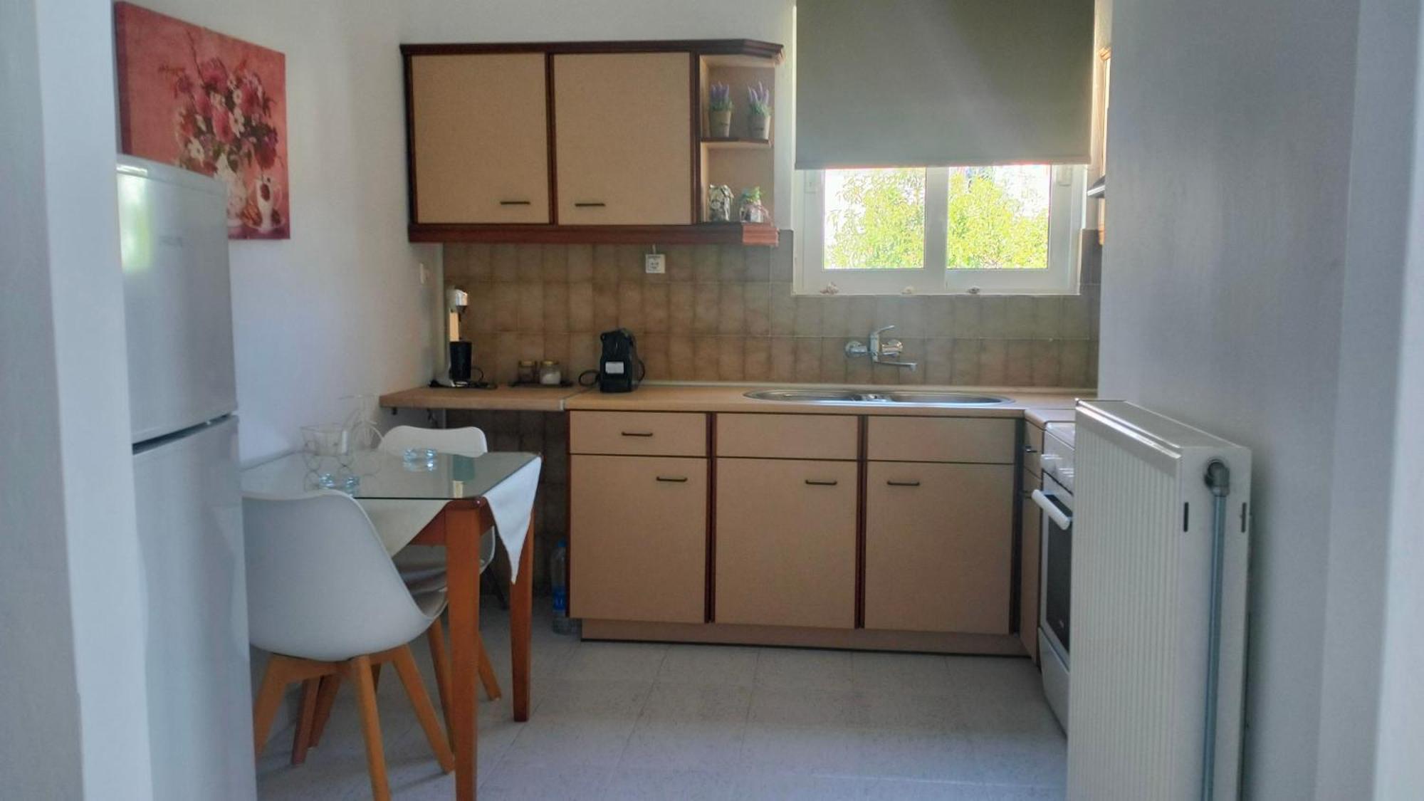 Apartament Θέαστρον - Theastron House With Great View In Chora Pera Gyalos Zewnętrze zdjęcie