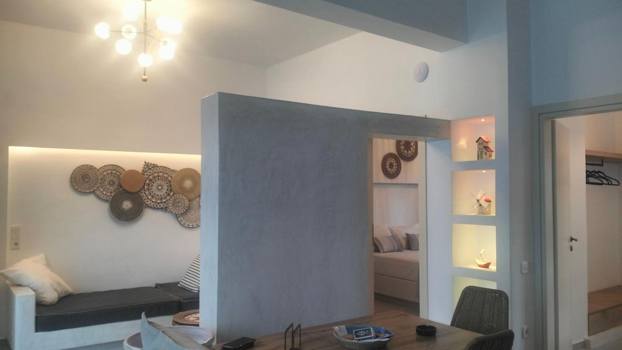 Apartament Θέαστρον - Theastron House With Great View In Chora Pera Gyalos Zewnętrze zdjęcie